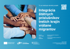 NP Integrácia - označovacia tabuľa A3 - farba - originál